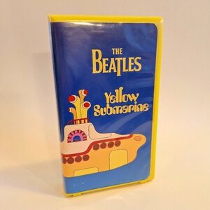 Vintage The Beatles Yellow Submarine VHS In Original Box All In Mint Condition